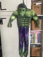 Rubies Kids Deluxe Hulk Costume Fancy Dress Dressing Up Boys Large 9 - 10 Years