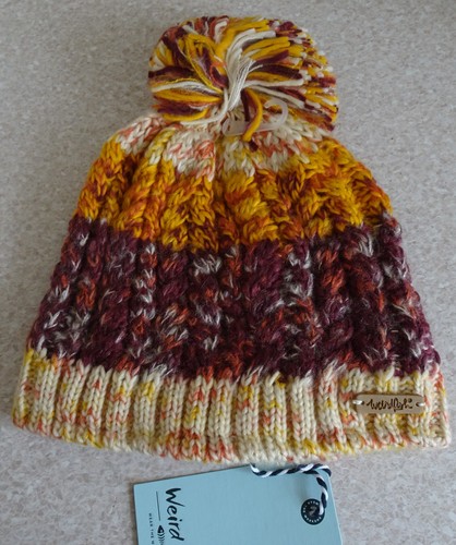 Weird fish beanie hat with - fish, ~