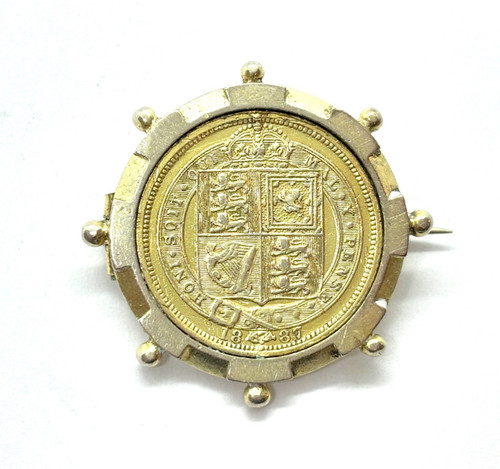 Antique victorian 1887 silver - 1887,