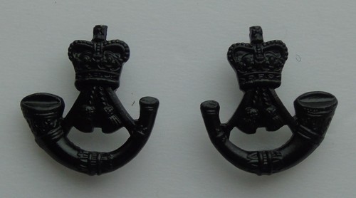 The rifles collar badges - collar,