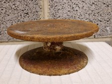 Vintage Potters Wheel Hat Florist Rotating Stand