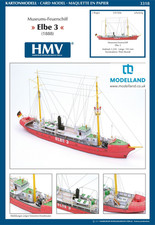 Light Vessel Elbe 3 Card Paper
