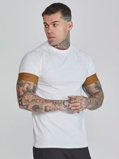 SikSilk Men's White Tech