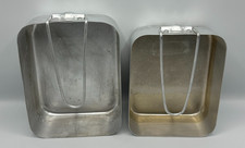 Army Camping Metal Cooking Ration Mess Tin Set