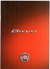 Fiat Bravo Specifications 2008-09 UK Market Brochure Active Dynamic Sport