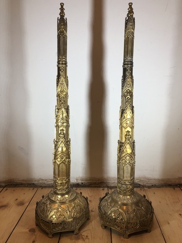 Antique pair english gothic - antique, of
