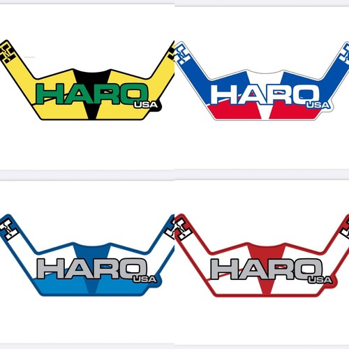 Haro helmet peak - , decals