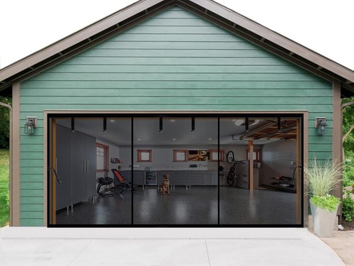 Garage door screen - screen, 20x8ft