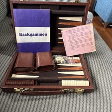 Vintage Backgammon Game Set In
