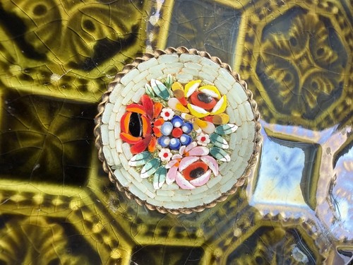 Antique italian micro mosaic - micro,