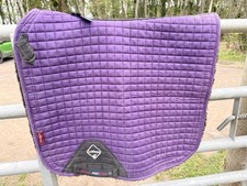 Lemieux Pro Sport Large Dressage Cut Purple Saddle Pad. Great Condition