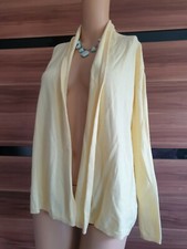 Ladies Size Small Dunnes Open Cardigan Lemon 