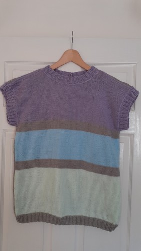 Hand made knitted - made, bodywarmer
