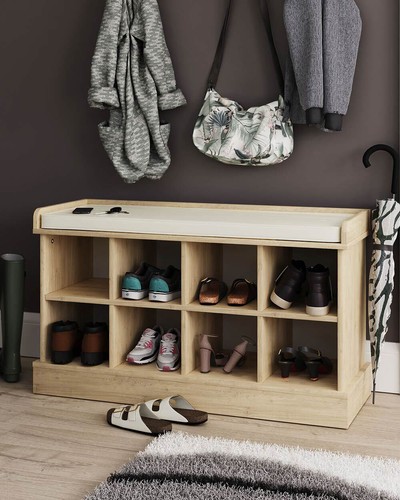 Kempton shoe bench with seat - kempton,