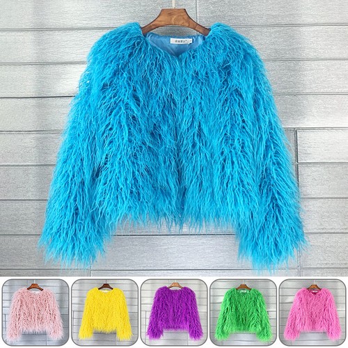 Women shaggy faux fur - women,