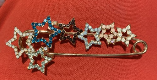 Vintage multi colour crystal - vintage,
