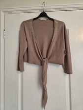Womens Beige M&S Bolero With