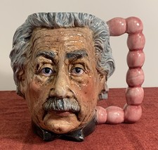 Large Magrou Portuguese Einstein Character Jug 16.5cm Tall