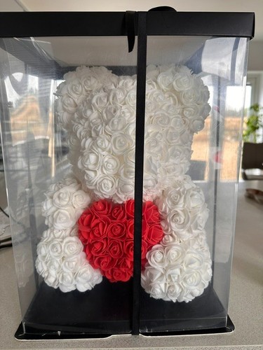 Large everlasting foam rose - 3d,