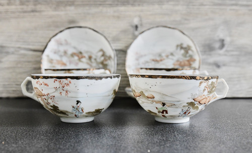 Antique japanese kutani - japanese,