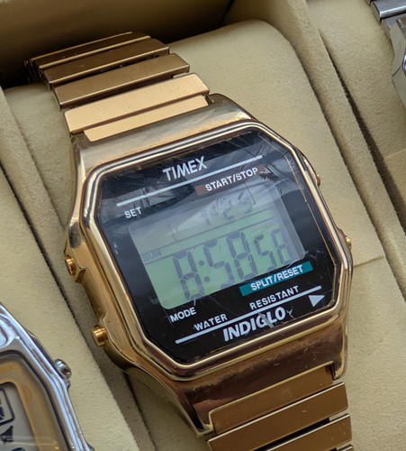 Vintage 1999 timex t80 indiglo - vintage,