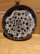 Fosters Pottery Cornwall Vintage Honeycomb 9” Flan Dish