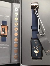 RADLEY S21 Ink Blue Silicone Strap, Lozenge Gold Case