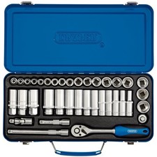 Draper 16367 3/8" Drive Metric Standard & Deep Socket Set