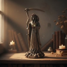 Elegant Holy Death Grim Reaper