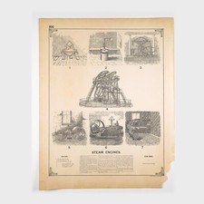 1892 Original Large 'Steam