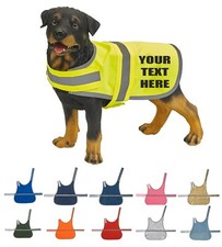 Personalised high vis dog coat - personalised,