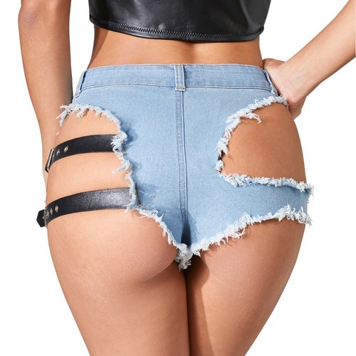 Women sexy hollow out denim - women,