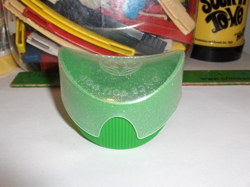 Vintage sparkle clear green - sparkle,