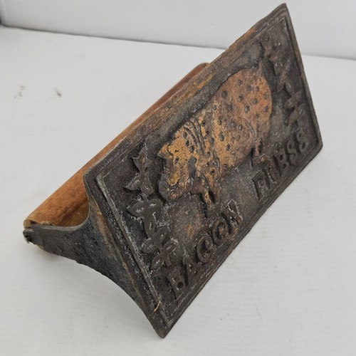 Vintage cast iron bacon - vintage,
