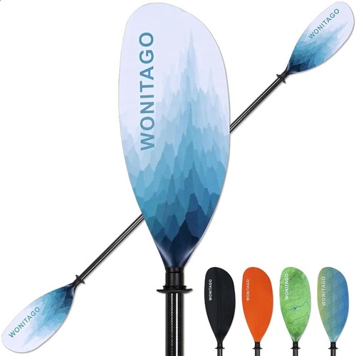 Kayak paddle with carbon - with,