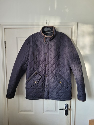 Mens navy barbour quilted - mens,
