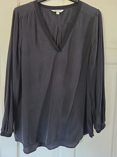 Autograph black silk v - m&s,
