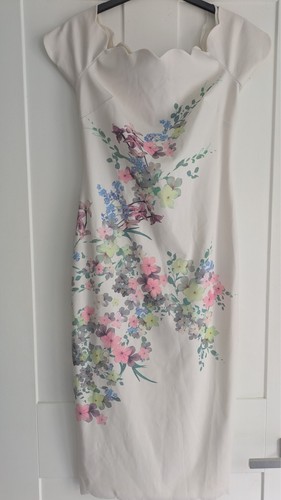 Ted baker cream floral scallop - cream,