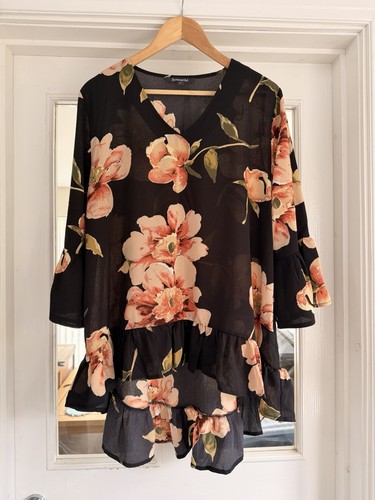 Ladies floral short dress - ladies,