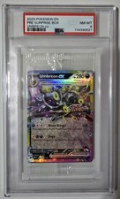 2025 UMBREON SURPRISE BOX PROMO STILL IN CELLO GRADED PSA 8