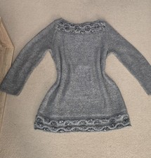 Per Una M&S Grey Knitted Tunic
