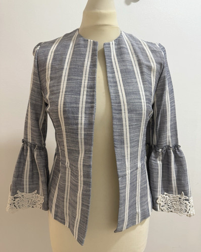 Zara grey striped lace - grey, summer