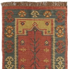 Kilim wool jute - jute, rug