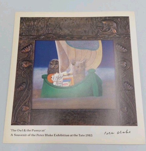 Peter blake signed print - signed,