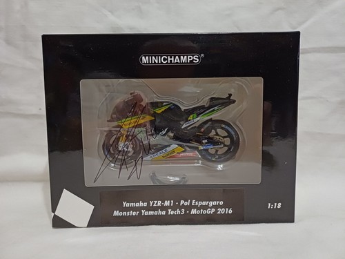 Coa signed minichamps yamaha - signed,