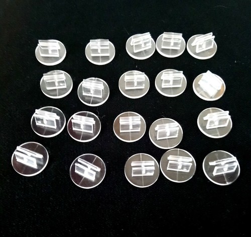 Round card stands transparent - card,