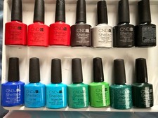 32 x gel polish bundle 14x CND Shellac 9x Gelluv & 9x Halo Gel UV LED