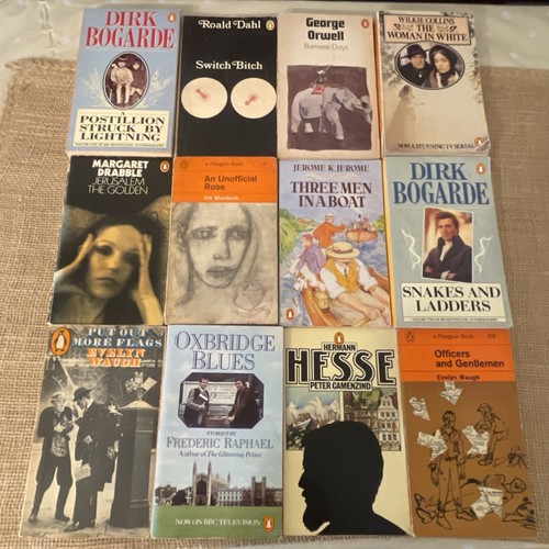 Vintage orange penguin book - 12,