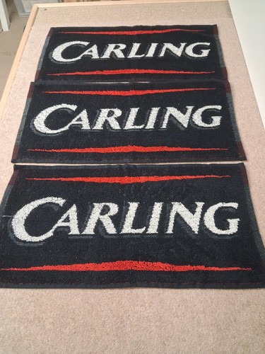Carling lager beer bar towel - bar,
