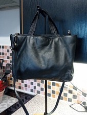 Radley London Leather Handbag Grab Bag Shoulder Cross Body Bag Black